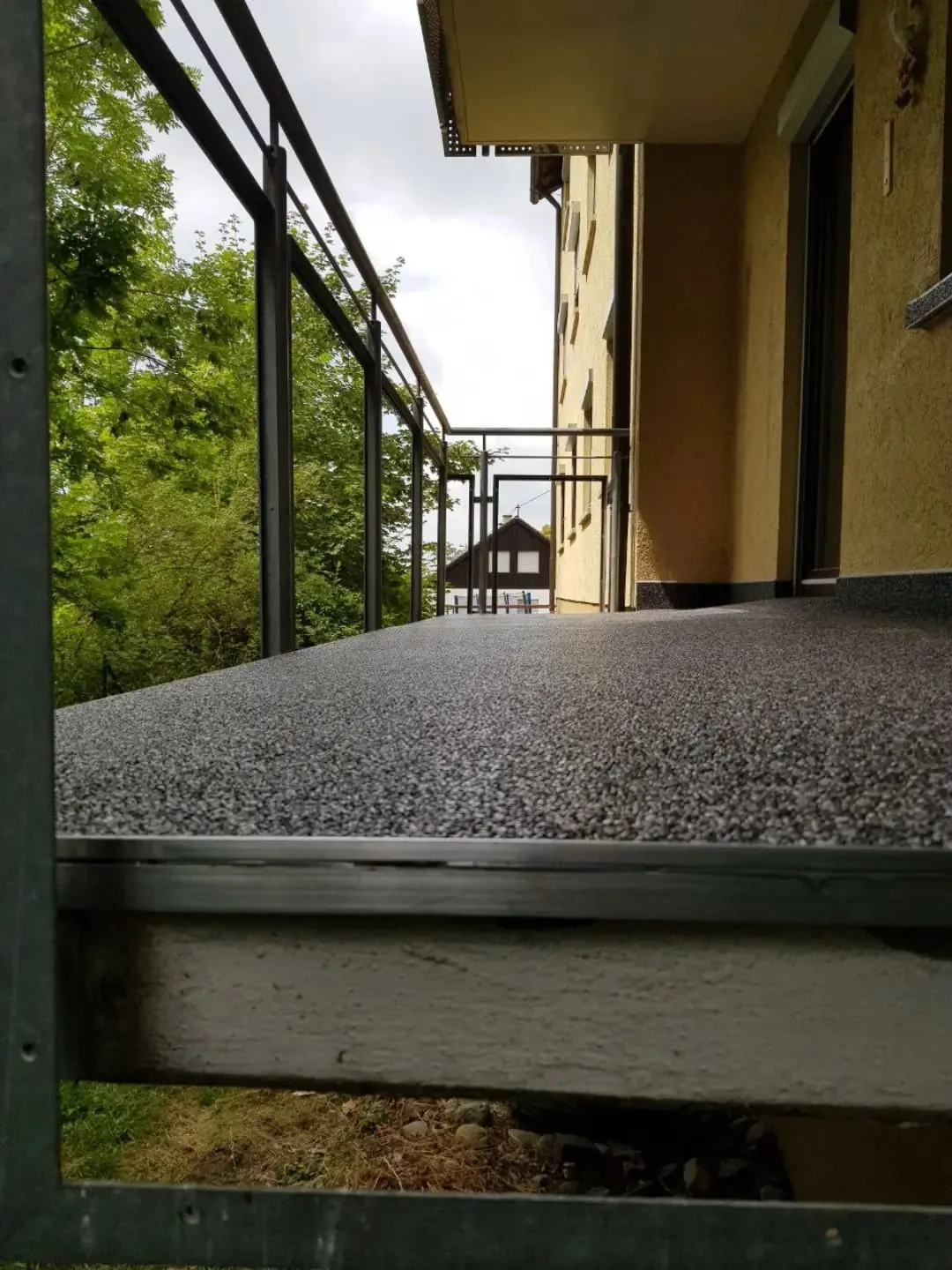Balcony epoxy work
